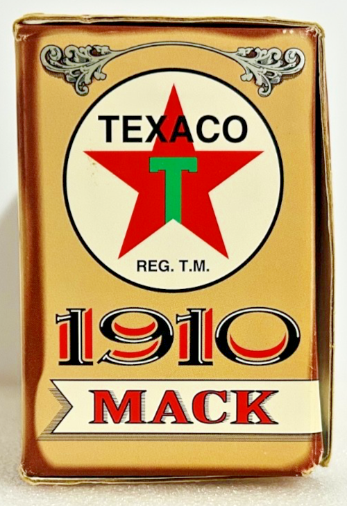 1995 Ertl Texaco 1910 Mack Tanker Coin Bank Diecast w/ Box & Paperwork