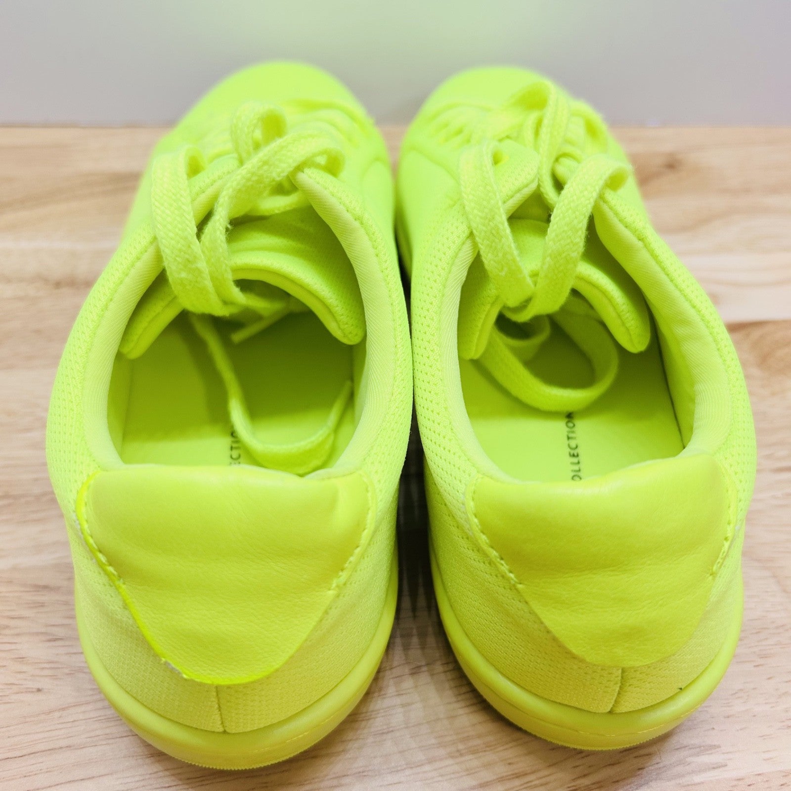 Zara Basic Collection Neon Yellow Sneakers Womens EU 38 US 7.5 8