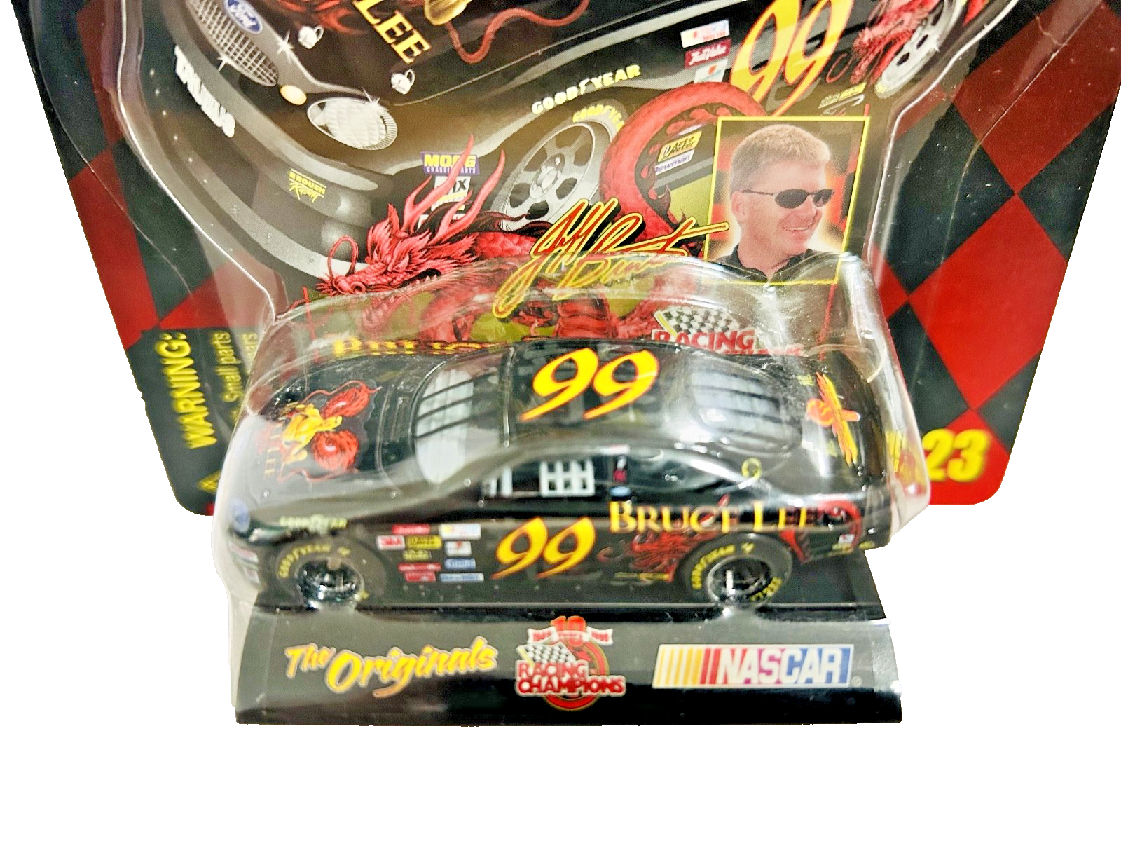 Racing Champions Originals 1:64 Jeff Burton #99 Bruce Lee NASCAR Die-cast