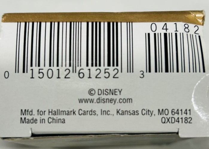 Hallmark Keepsake Ornament 2001 Disney Cinderella Glass Slipper w/Box