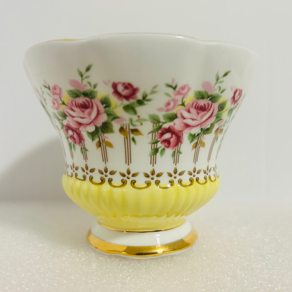 Royal Albert Green Park Yellow Teacup & Saucer England Bone China