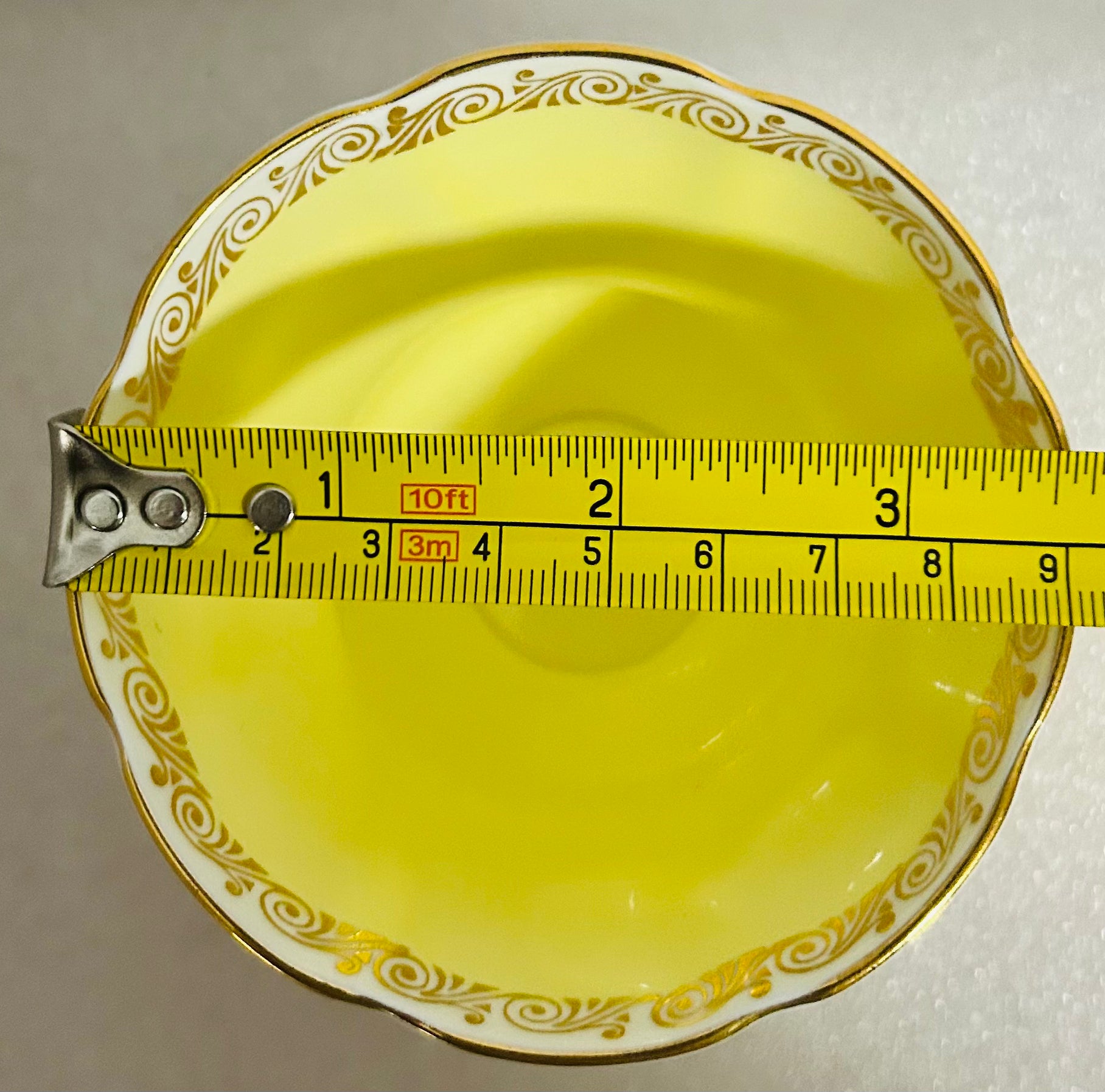 Royal Albert Green Park Yellow Teacup & Saucer England Bone China