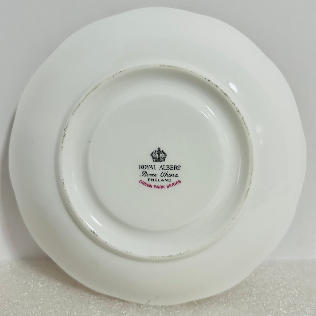 Royal Albert Green Park Yellow Teacup & Saucer England Bone China