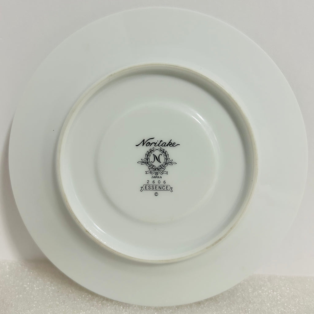 Noritake Essence 2606 Cup Saucer & Salad Plate Set Floral Japan