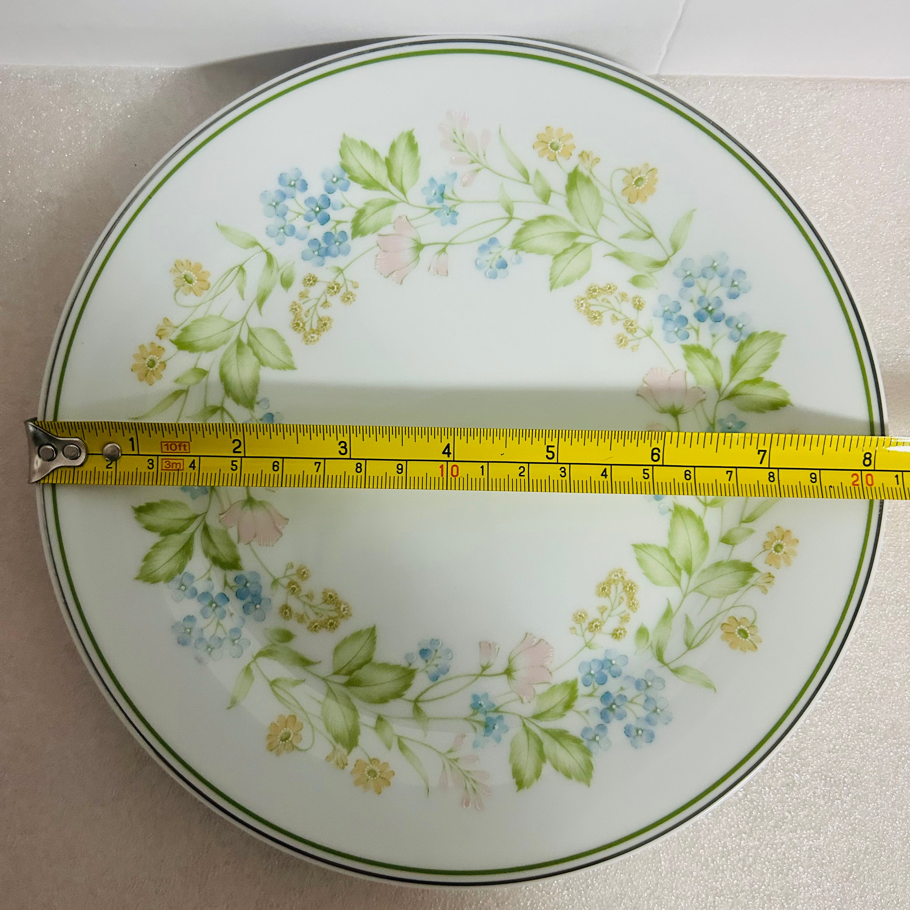 Noritake Essence 2606 Cup Saucer & Salad Plate Set Floral Japan