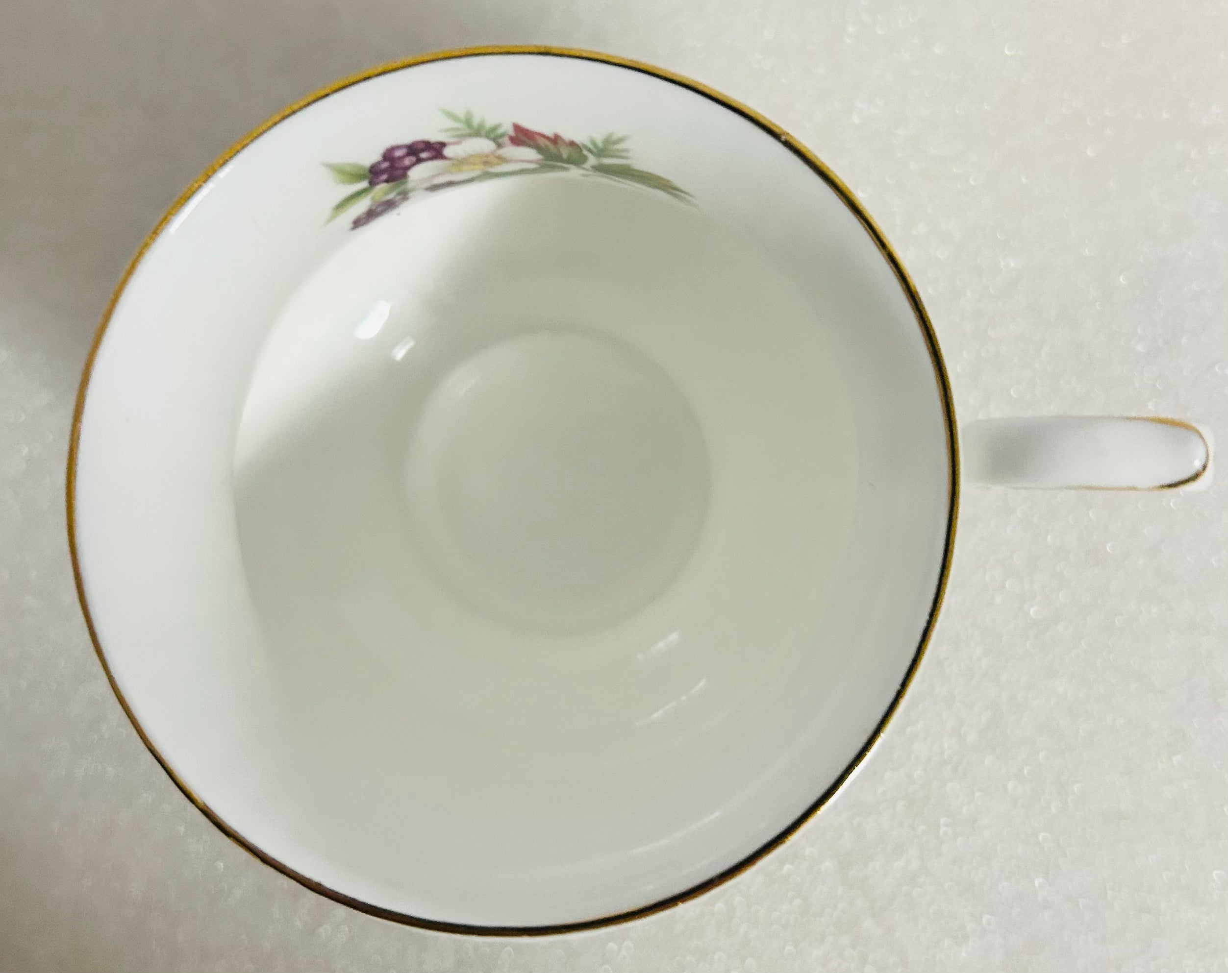 Queen’s Rosina Wild Flowers Bone China Teacup Saucer England