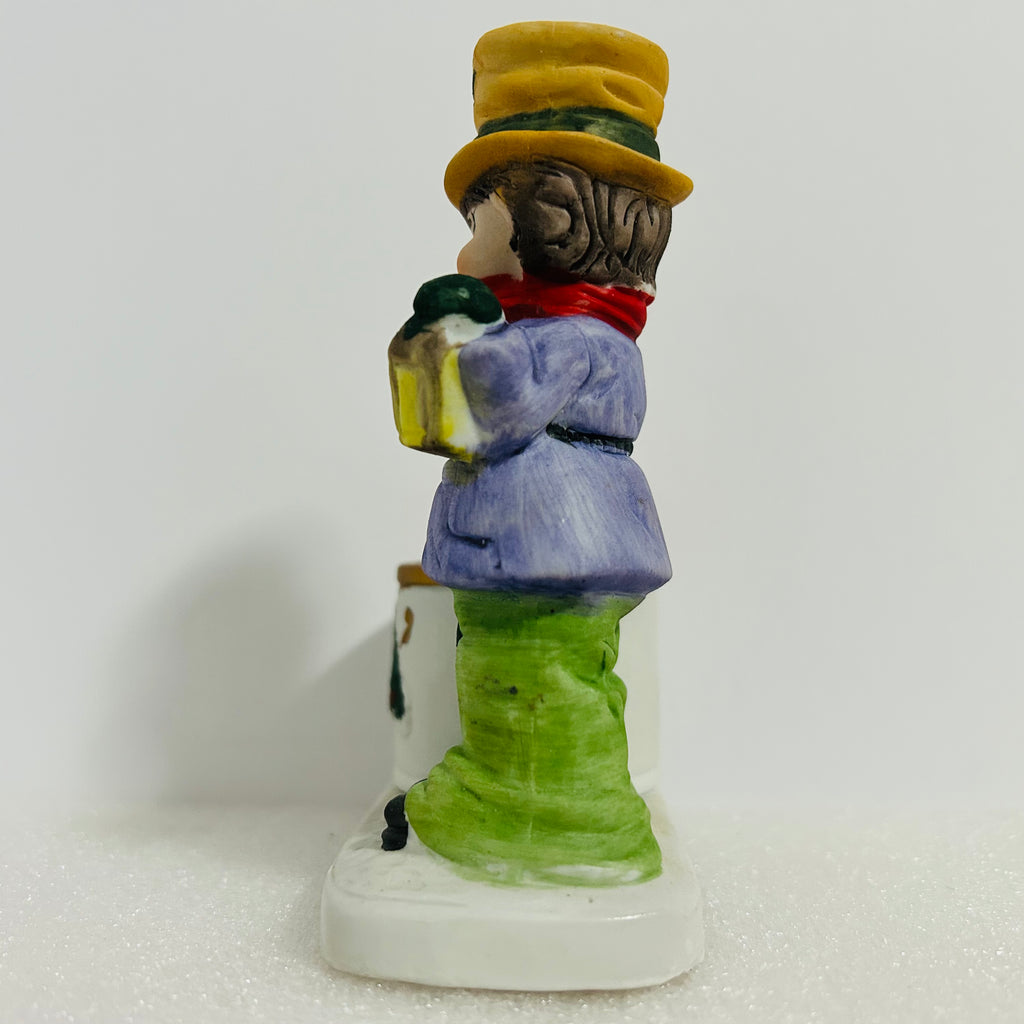 Vintage 1978 JASCO Christmas Luminaries #14 Boy Candle Holder