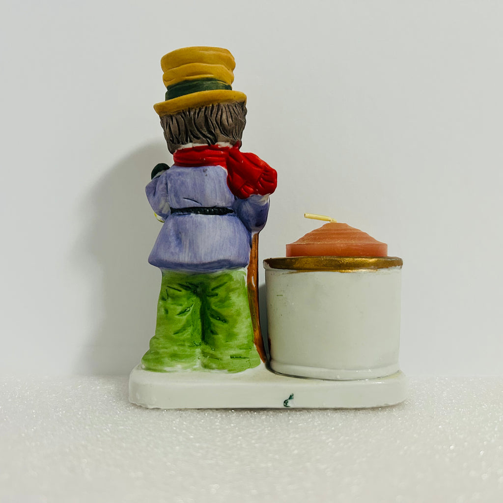 Vintage 1978 JASCO Christmas Luminaries #14 Boy Candle Holder
