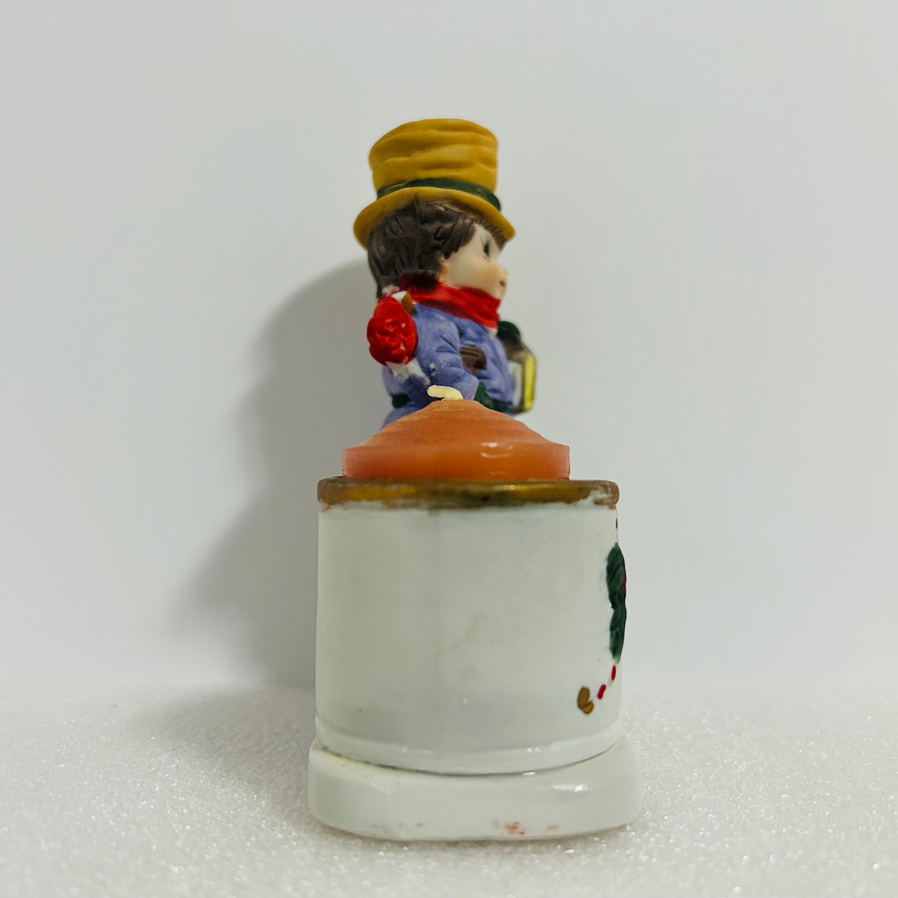 Vintage 1978 JASCO Christmas Luminaries #14 Boy Candle Holder