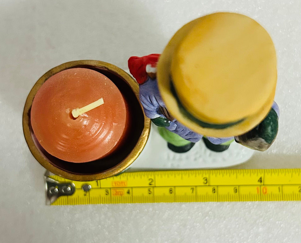 Vintage 1978 JASCO Christmas Luminaries #14 Boy Candle Holder