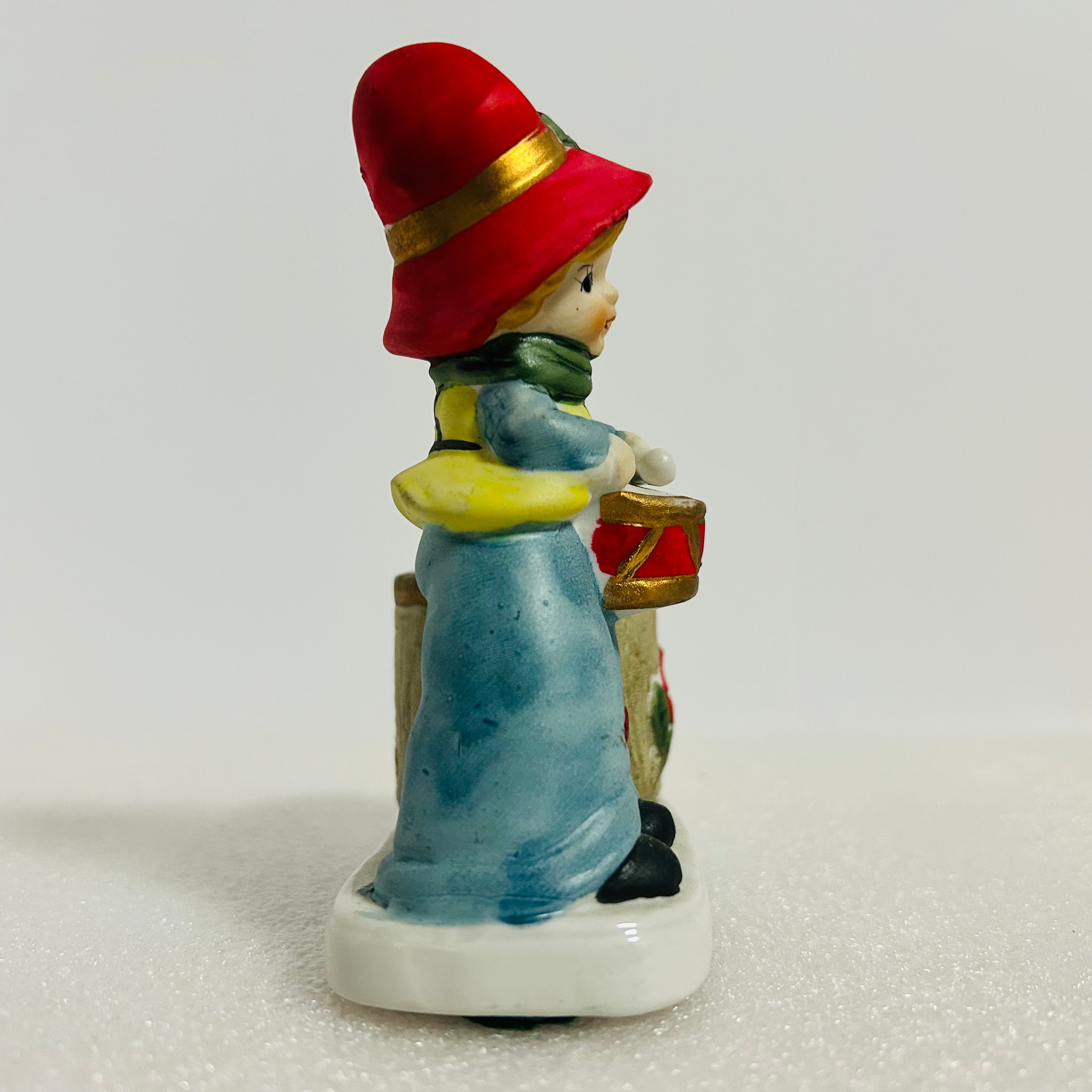 Vintage JASCO Christmas Lumkins Drummer Boy Candle Holder 1978