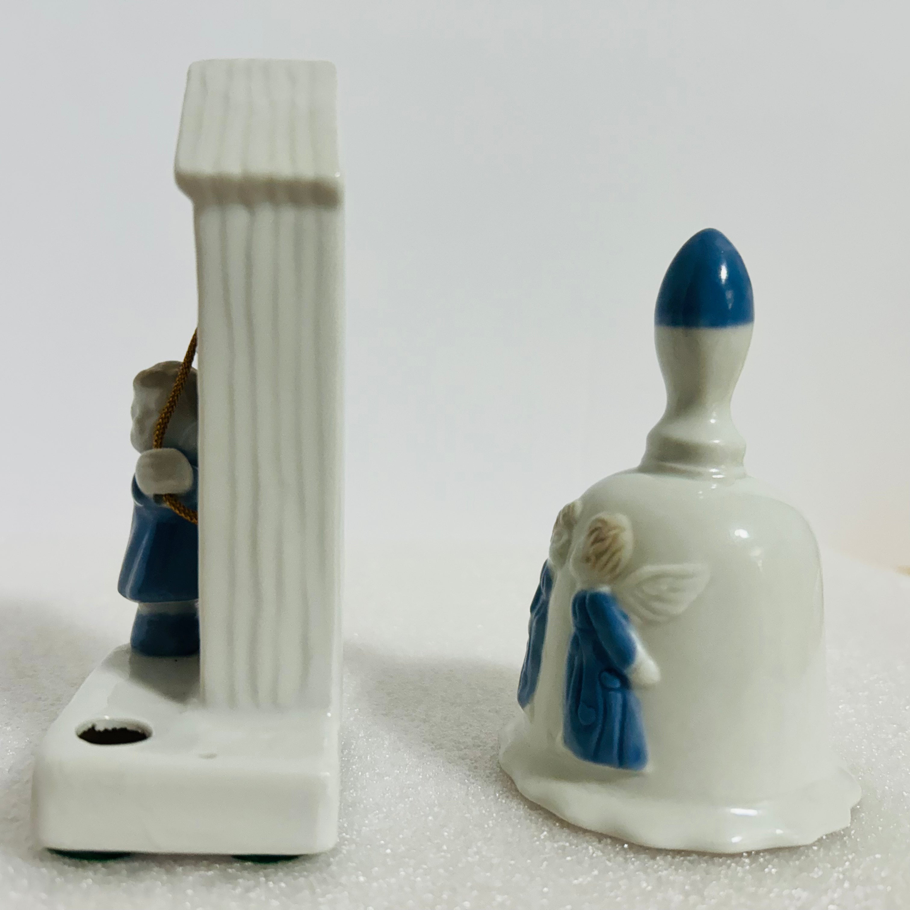 Vintage Angel Bell & Child Ringing Bell Figurine GHC Japan TM Korea