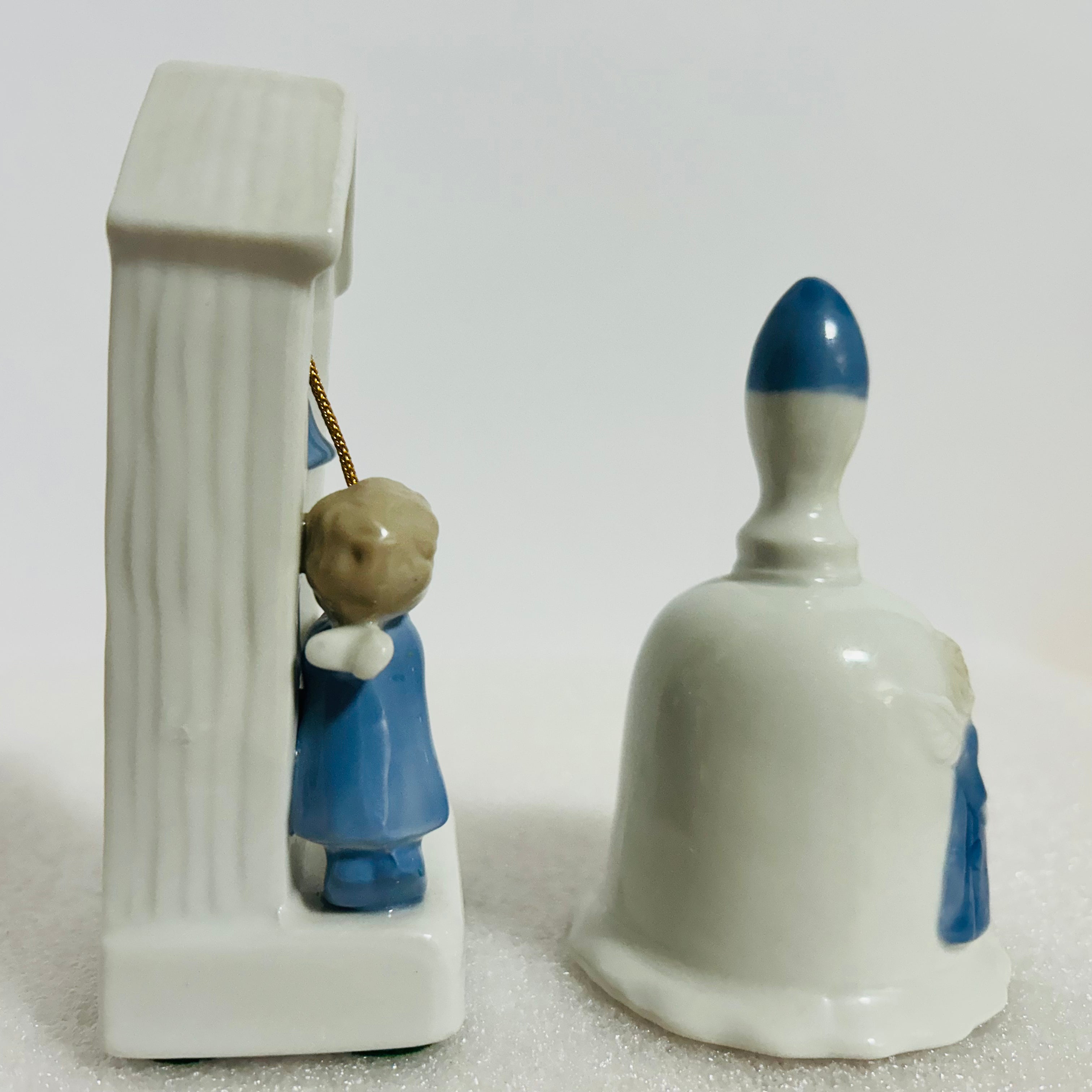 Vintage Angel Bell & Child Ringing Bell Figurine GHC Japan TM Korea
