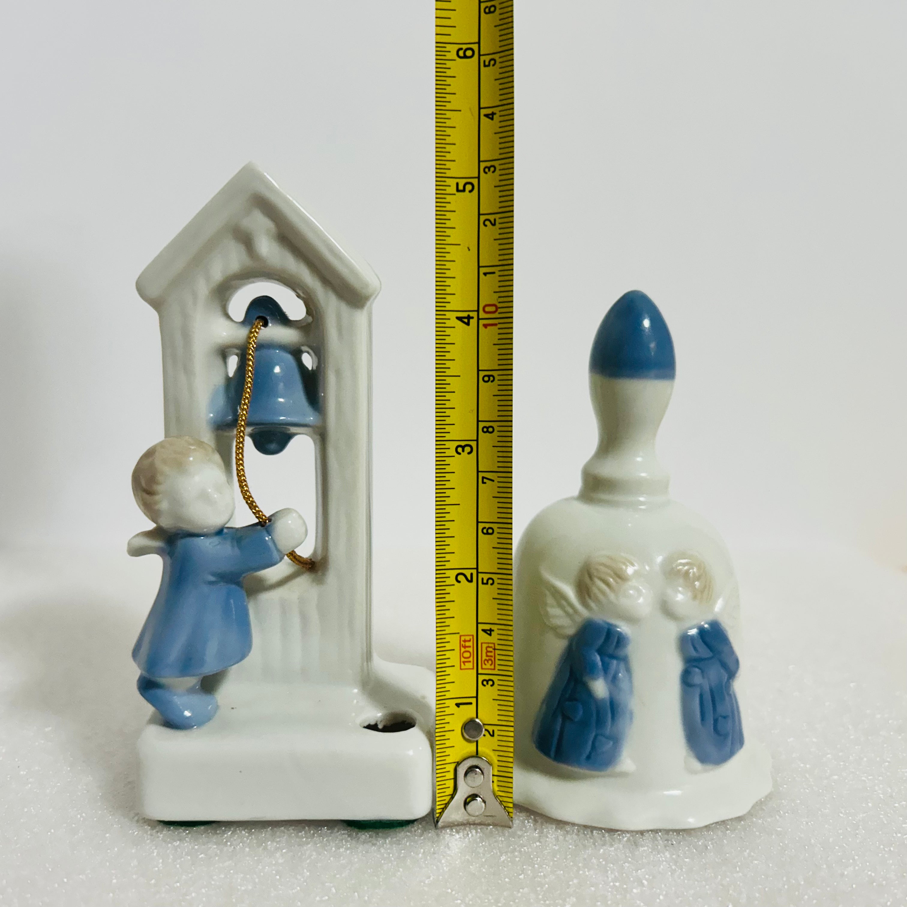 Vintage Angel Bell & Child Ringing Bell Figurine GHC Japan TM Korea ...