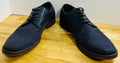 J.Ferrar Marcus 9.5M Blue Oxford Dress Shoes Memory Foam Lace Up