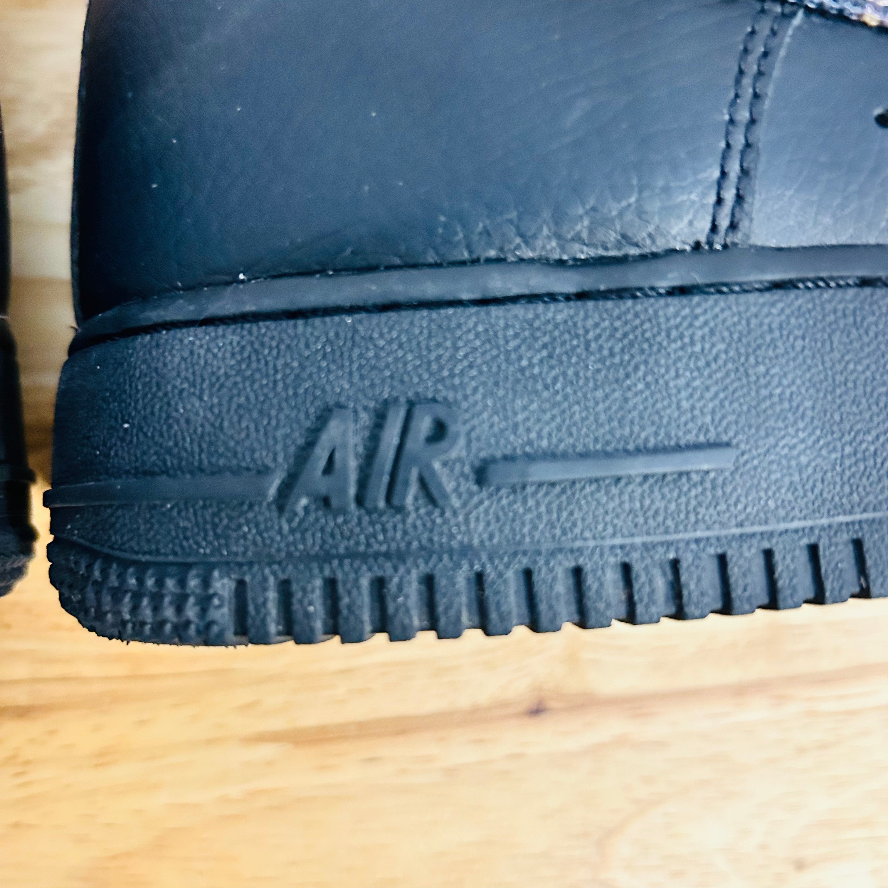 Nike Air Force 1 High 07 LV8 Black Canvas Swoosh Mens 8 AR1954-002