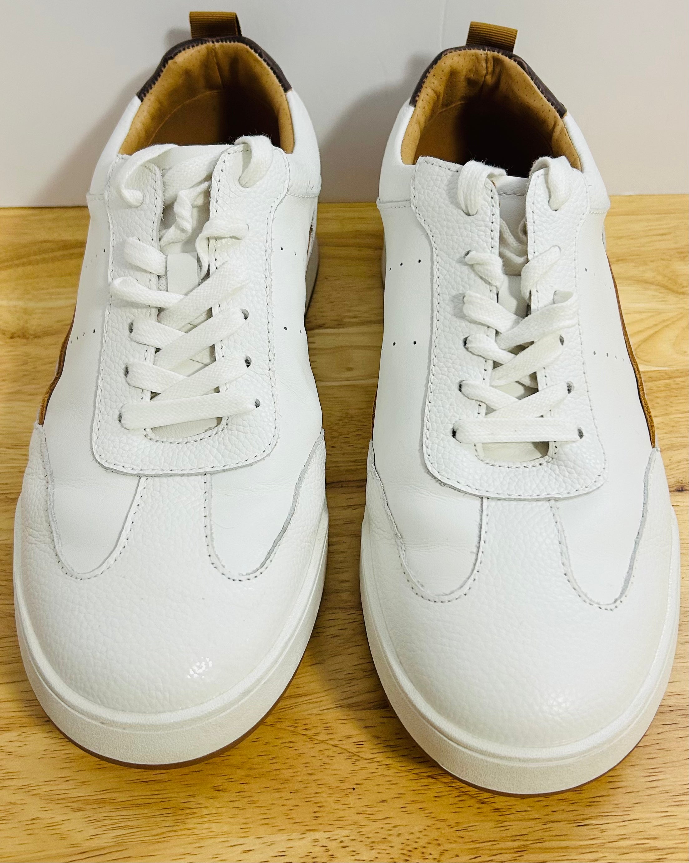 Johnnie-O Topspin Royale White Leather Sneakers Men’s 10M