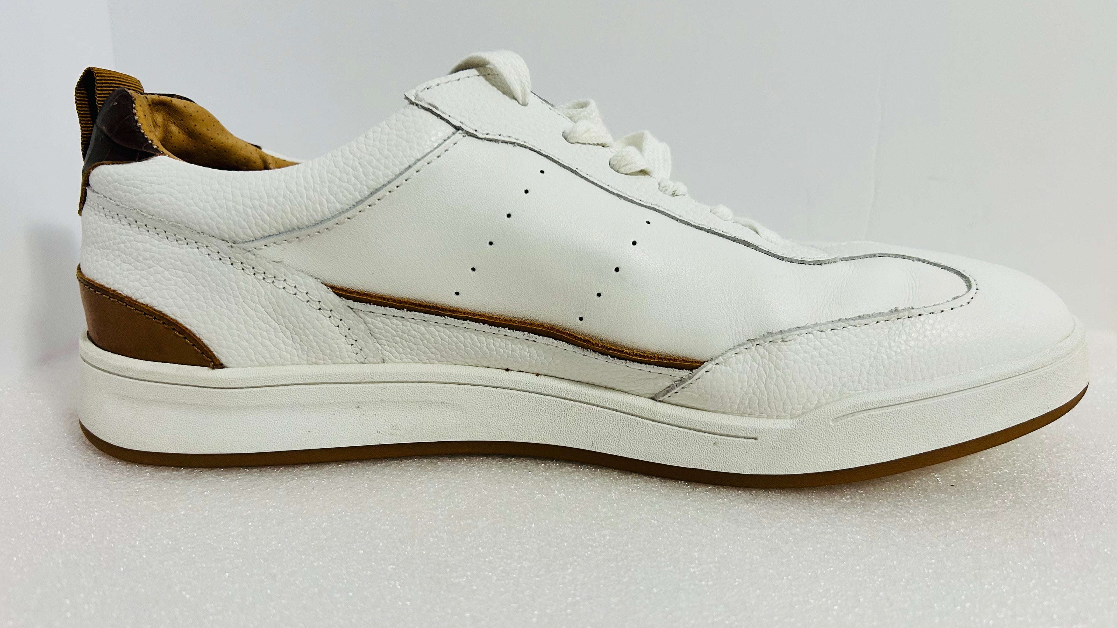 Johnnie-O Topspin Royale White Leather Sneakers Men’s 10M
