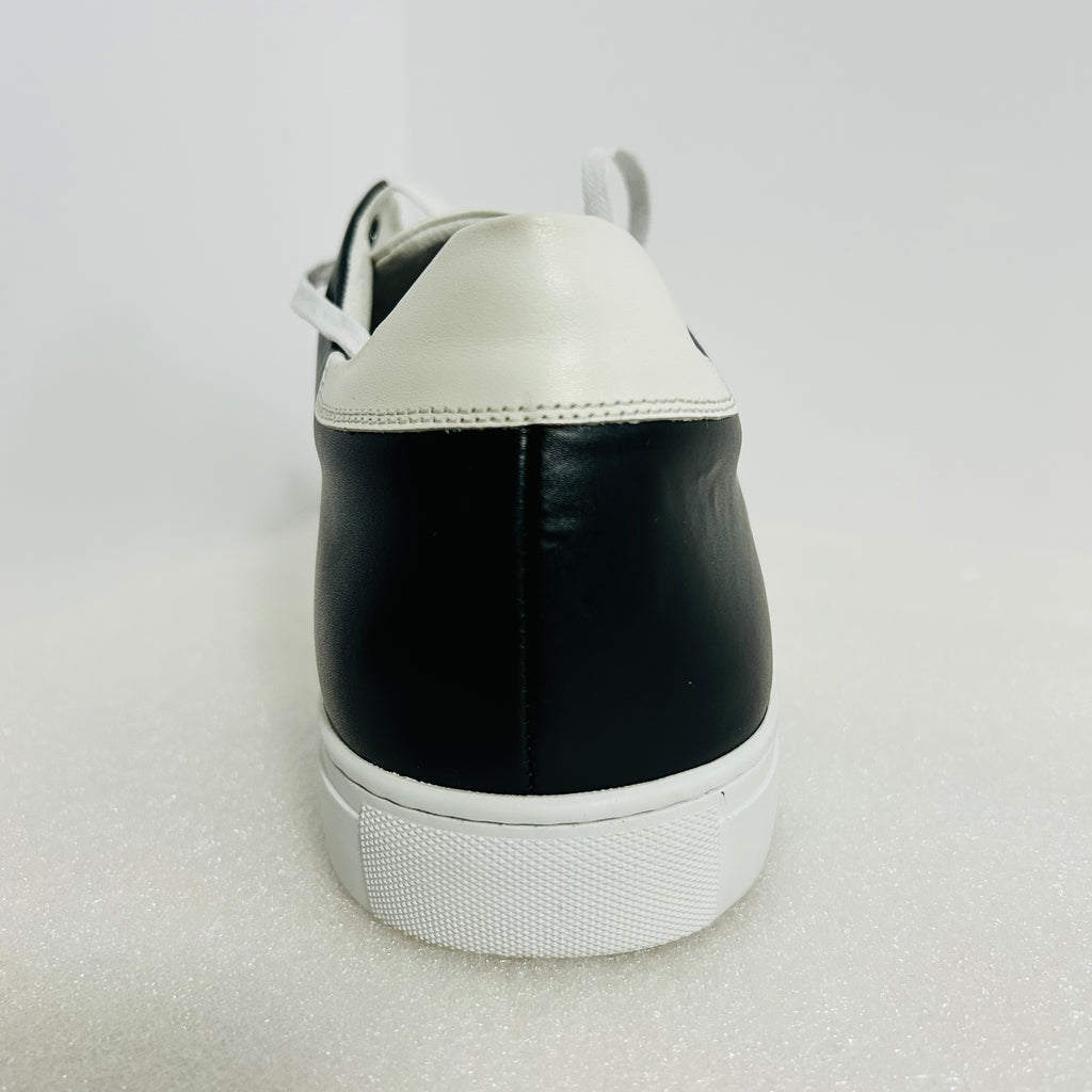 Zanzara ZZ1595L Men’s White Black Leather Sneakers Size 11