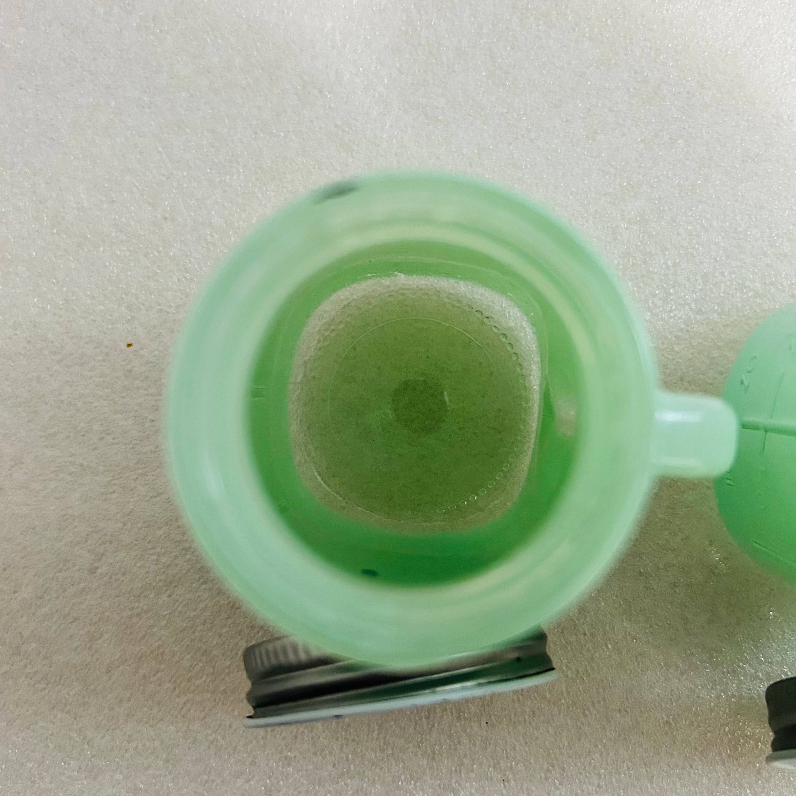 Mason Craft & More Jadeite Salt Pepper Shakers Set Green Glass