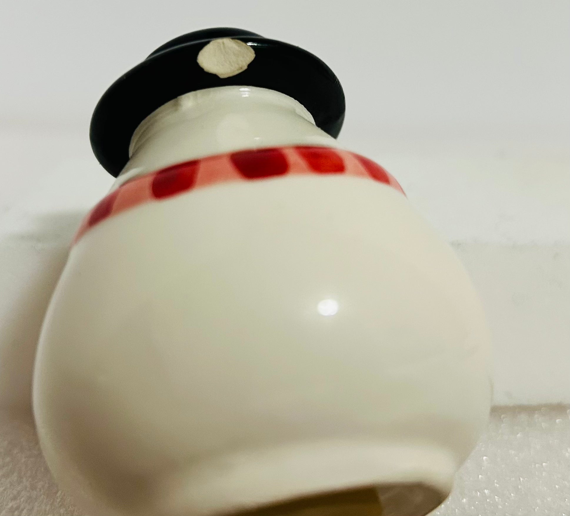 Ceramic Snowman Salt & Pepper Shakers Set Christmas Holiday