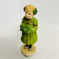 Goebel Hummel Merrie Christmas Girl Figurine Holly 5" Germany