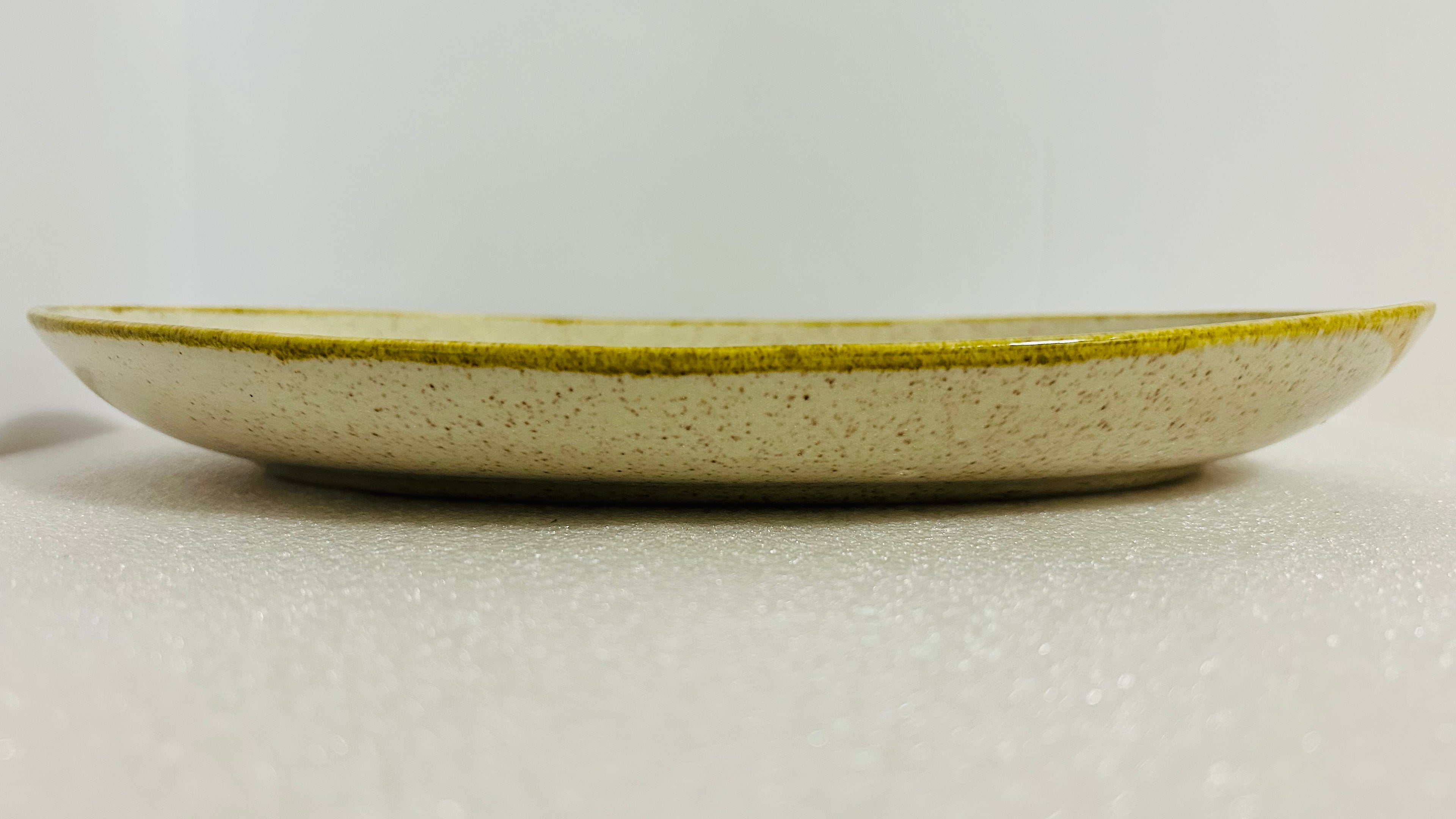 Vintage Red Wing Damask 24 Oval Platter Oven Proof Avocado Floral