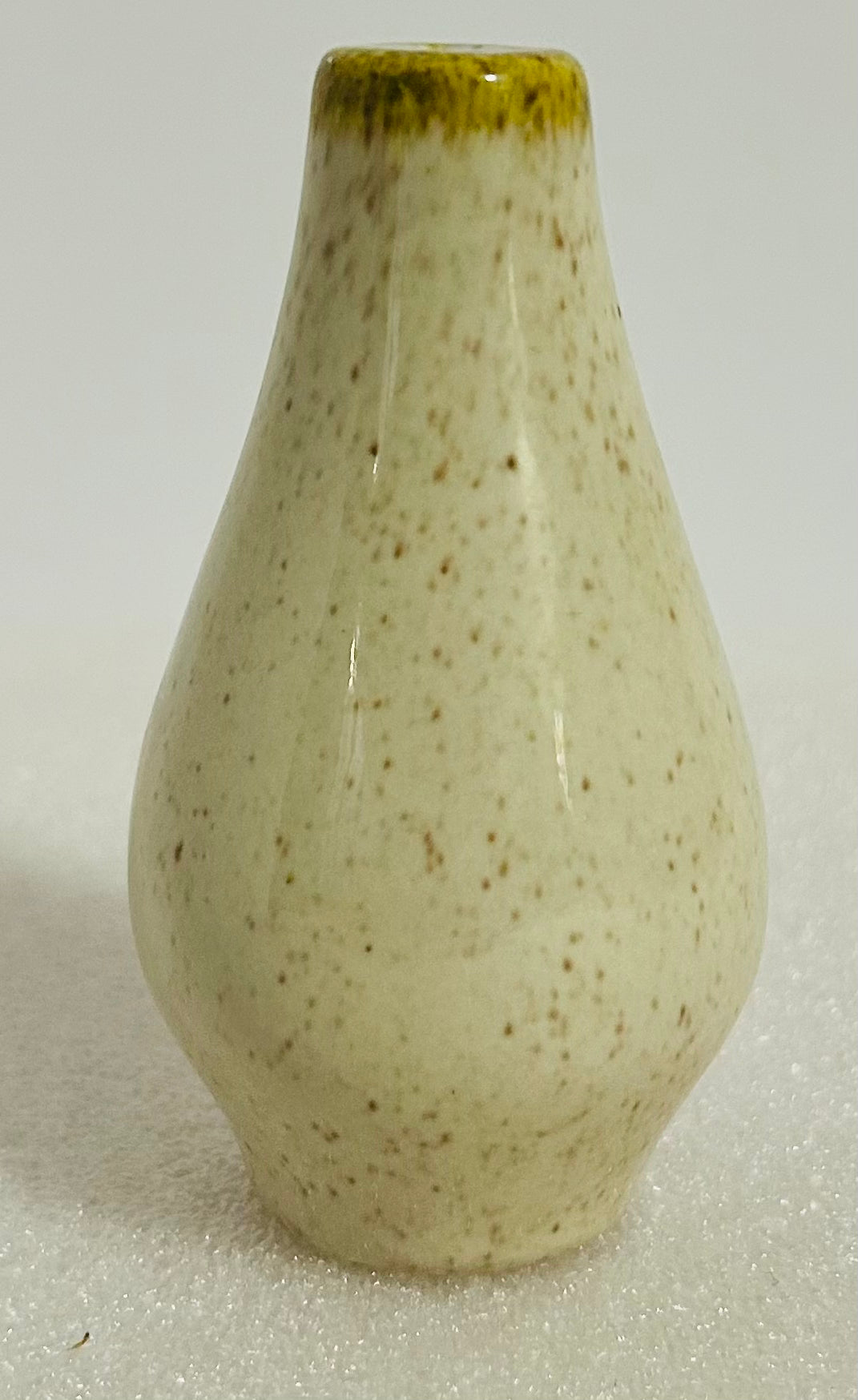 Vintage Red Wing Pottery Damask Salt Shaker – Green Floral – 5 Hole – USA