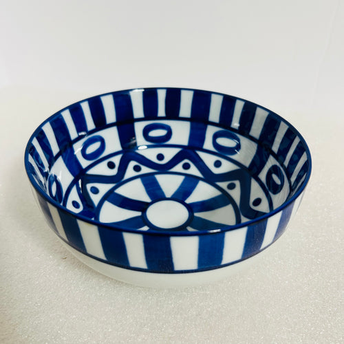 Dansk Blue White Striped Cereal Bowl 6 Inch Sri Lanka