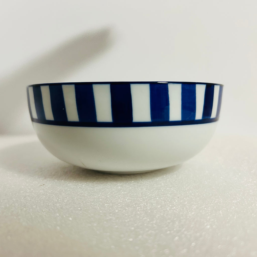 Dansk Blue White Striped Cereal Bowl 6 Inch Sri Lanka