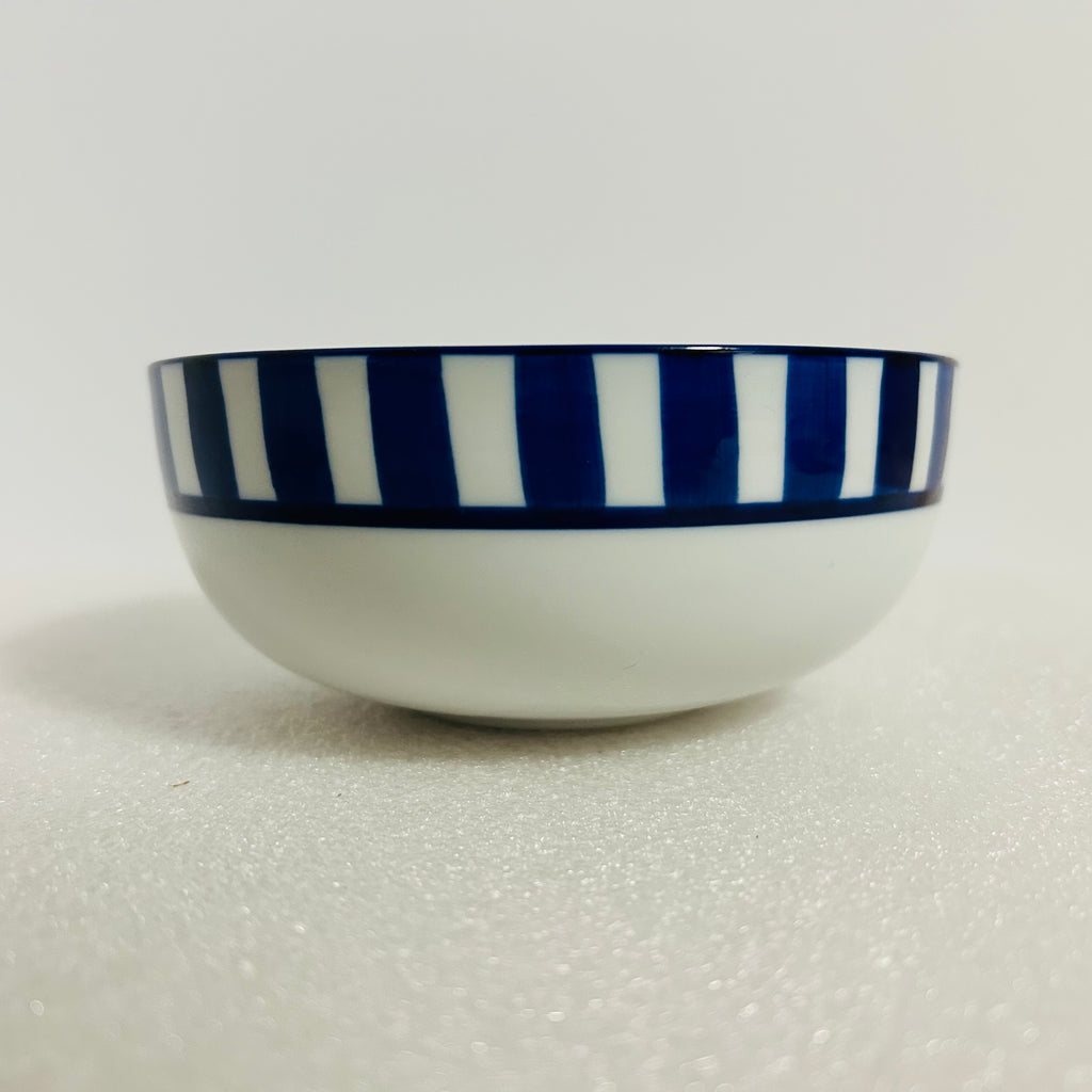 Dansk Blue White Striped Cereal Bowl 6 Inch Sri Lanka