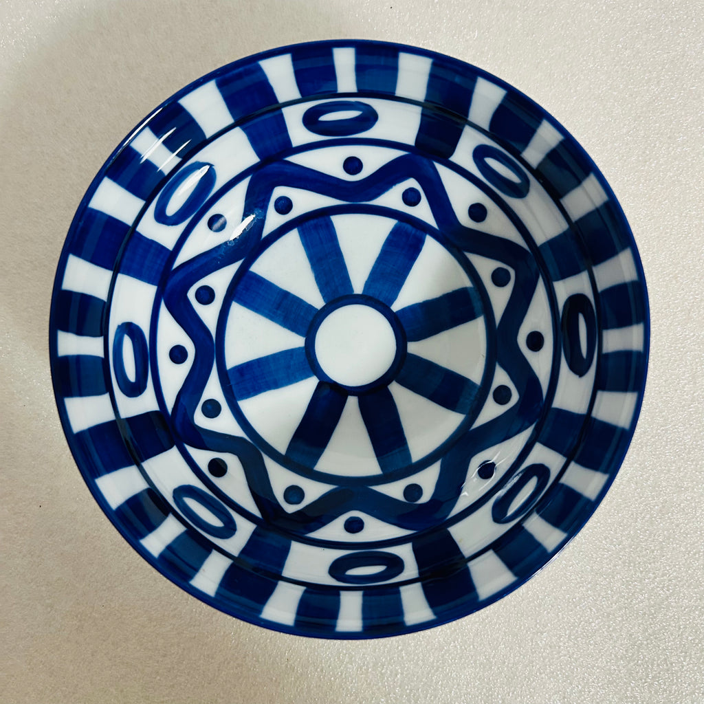 Dansk Blue White Striped Cereal Bowl 6 Inch Sri Lanka