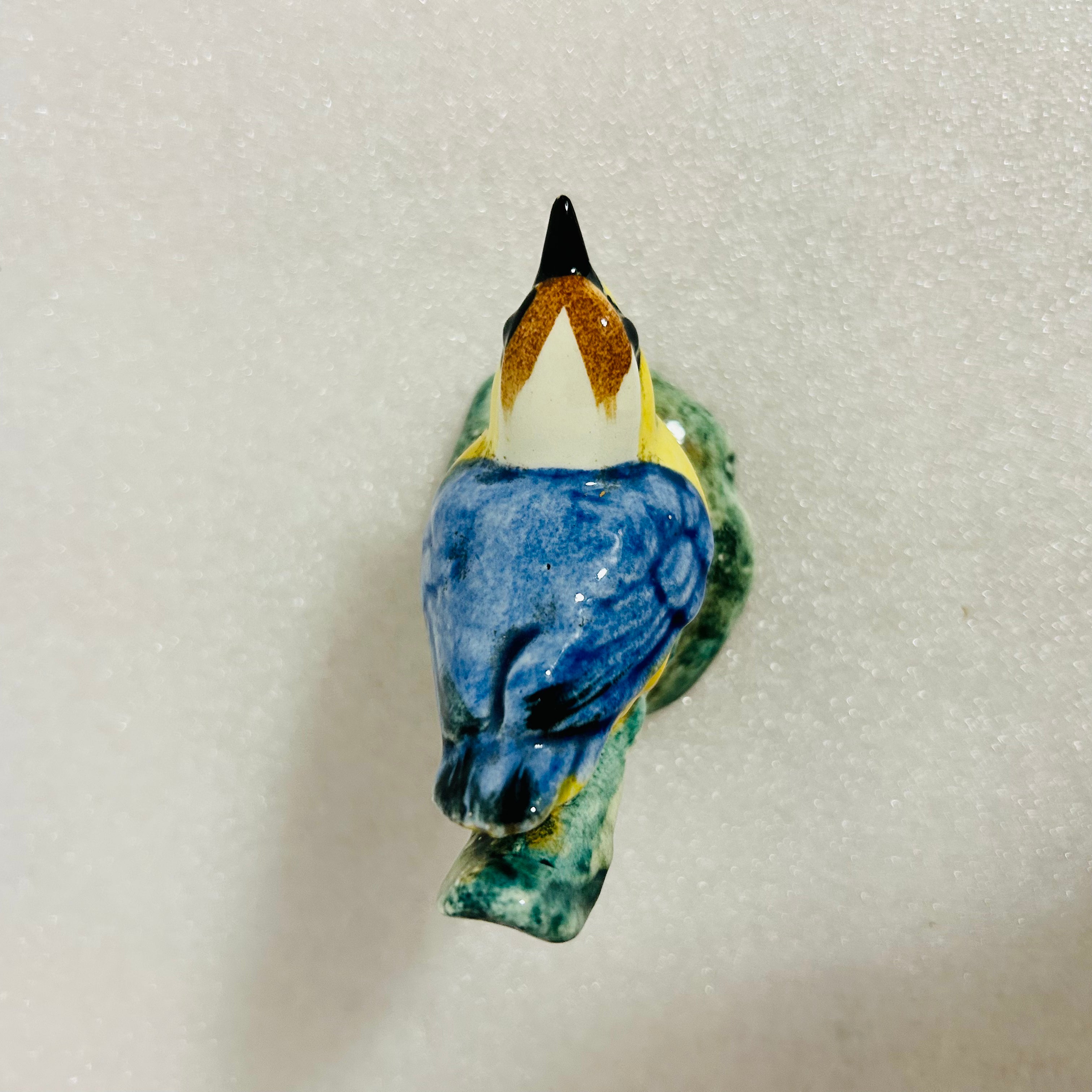 Stangl Pottery Bird Figurine 3593 Blue Yellow Vintage 3in