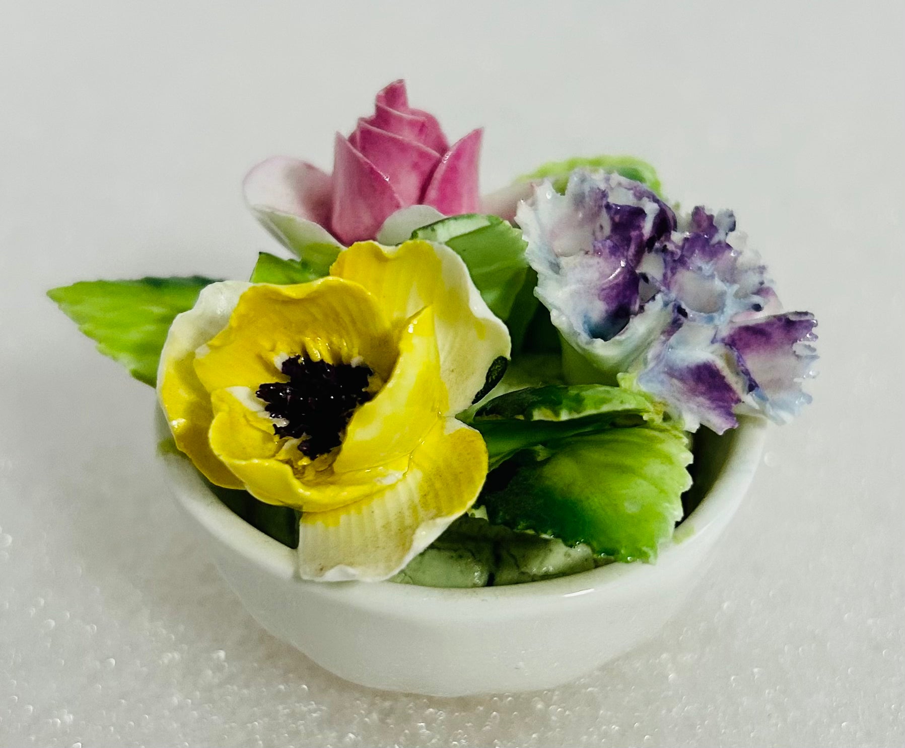 Royal Adderley Bone China Floral Miniature Flower Bowl England