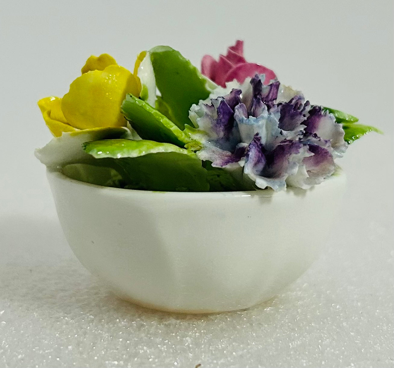 Royal Adderley Bone China Floral Miniature Flower Bowl England