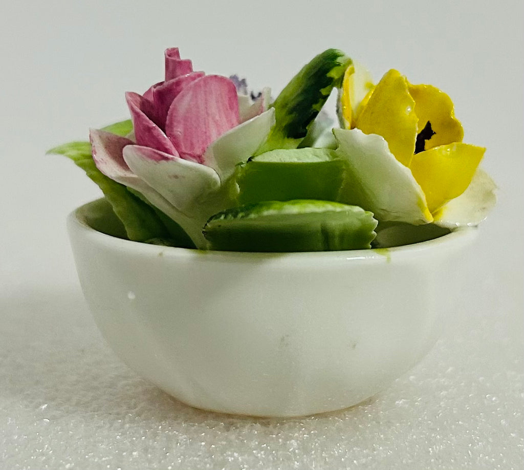 Royal Adderley Bone China Floral Miniature Flower Bowl England