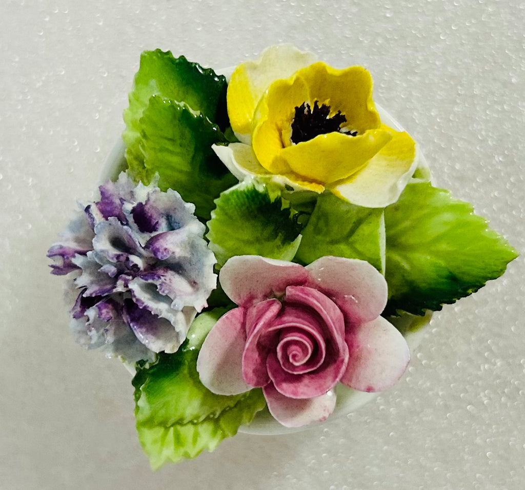 Royal Adderley Bone China Floral Miniature Flower Bowl England
