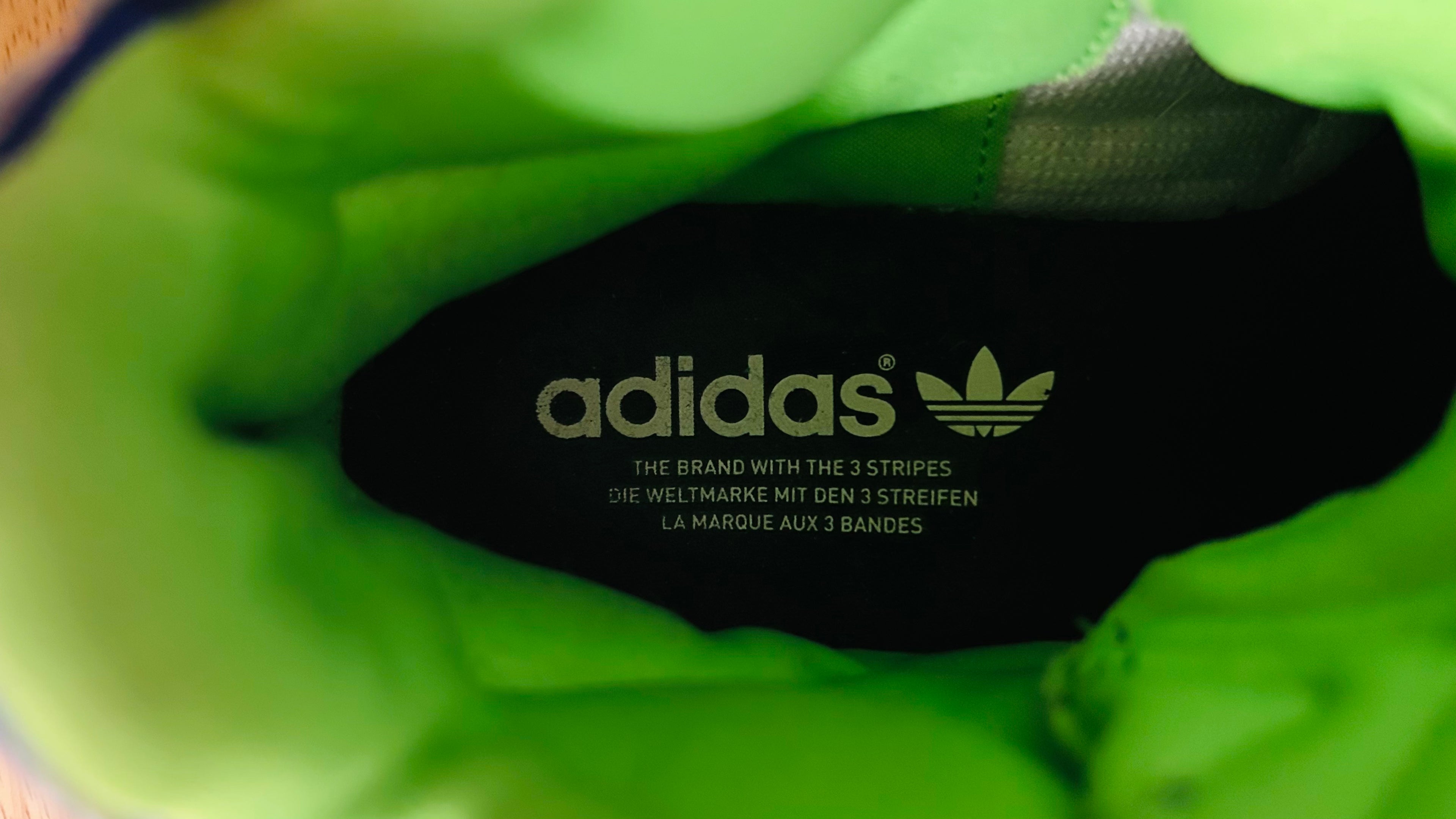 Adidas Originals Torsion Hi Top Sneakers Blue Green US 8