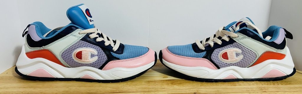 Champion 93Eighteen SP Block Women’s Size 10W Blue Pink