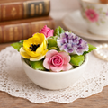 Royal Adderley Bone China Floral Miniature Flower Bowl England
