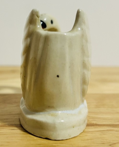 Vintage Occupied Japan Swan Planter Mini Vase Cream 2.25"