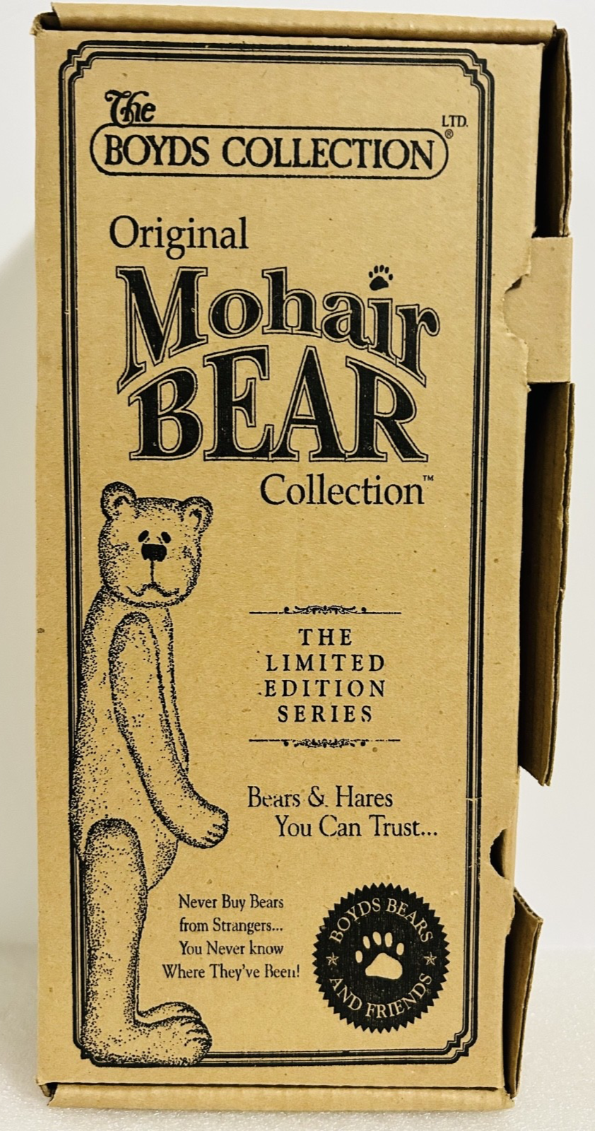 Boyds Mohair Bear Spiro T Cattington 16” Ltd Ed w Box