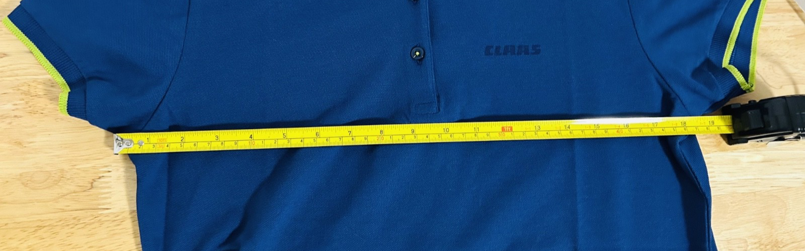 CLAAS Women’s Polo Shirt XL Blue 100% Cotton Logo NWT