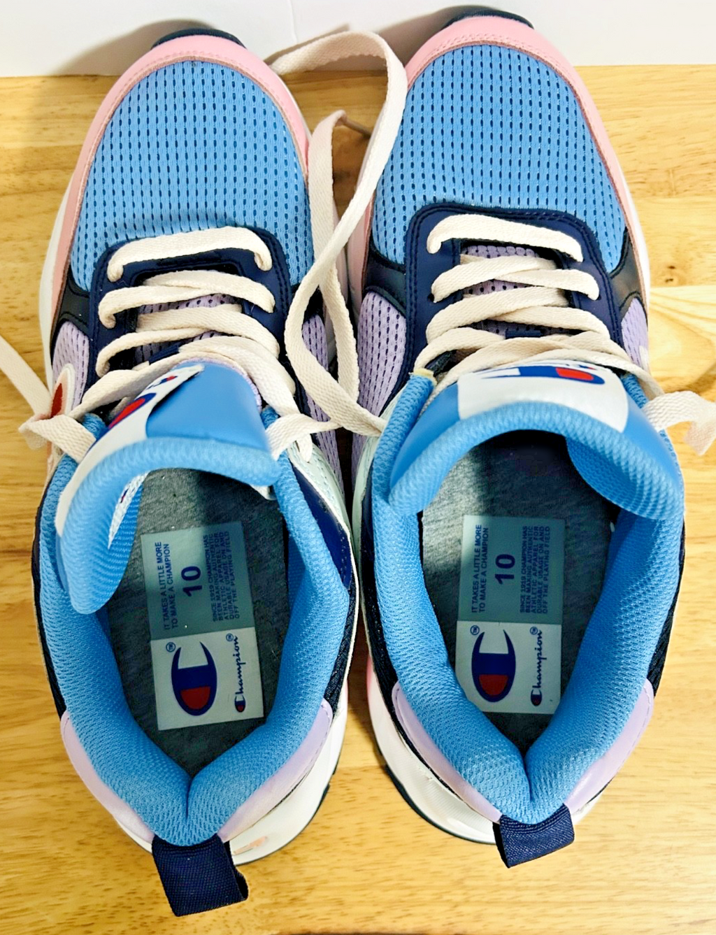 Champion 93Eighteen SP Block Women’s Size 10W Blue Pink