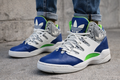 Adidas Originals Torsion Hi Top Sneakers Blue Green US 8
