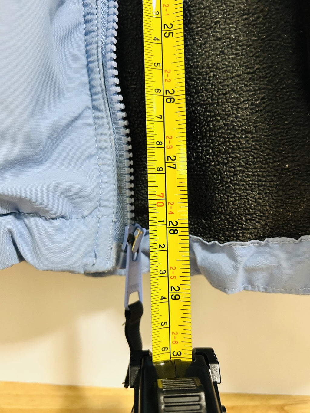 Columbia Womens S Blue Fleece Lined Jacket Zip Coat Outdoor